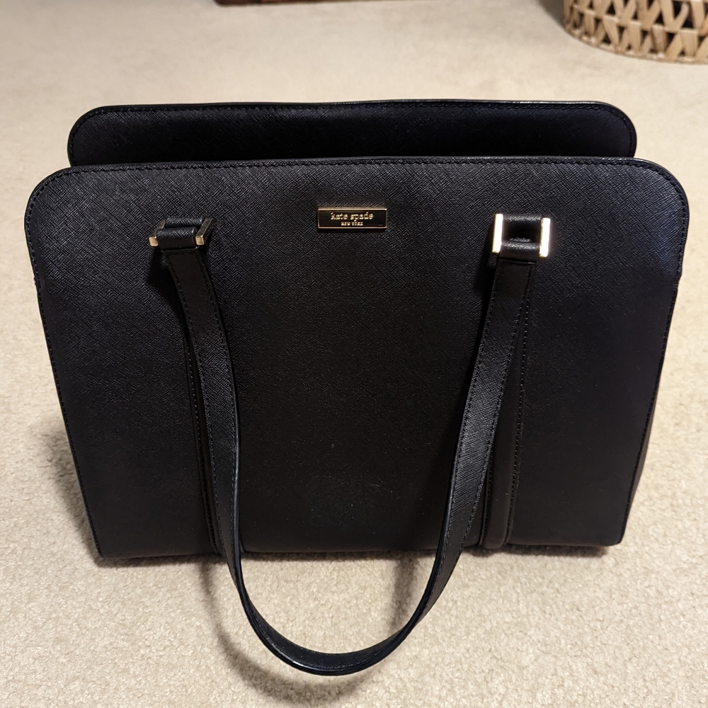 Kate Spade Outlet Black Leather Bag